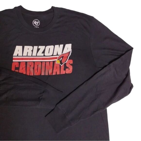 Arizona Cardinals '47 Black Shadow Super Rival Long Sleeve T-Shirt XXL - Picture 6 of 11